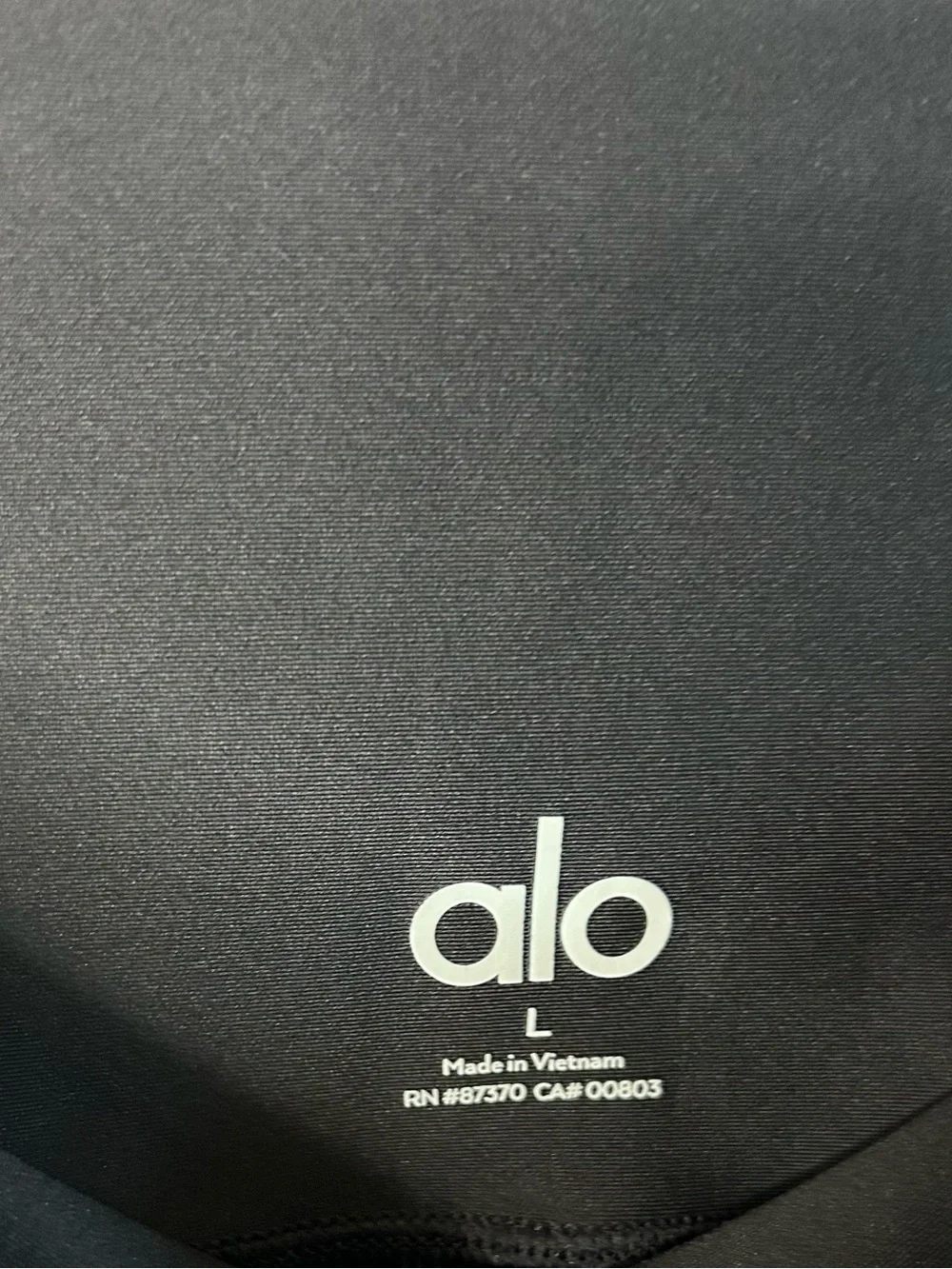 ALO Yoga 7/8 High-Waist Airlift Legging- Black/ Size Large